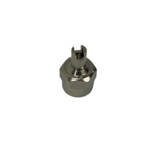 AA METAL VALVE CAP W/SCREWDRIVER TOP