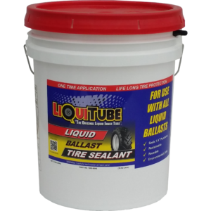 EMPTY 5 GALLON PAIL FOR LIQUITUBE BALLAST SEAL WITH  LID WITH LABELS.